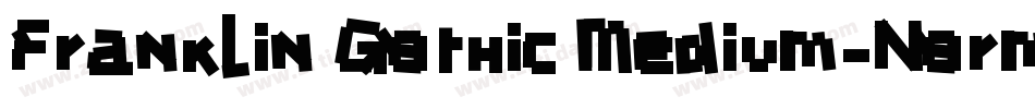 Franklin Gothic Medium-Normal字体转换